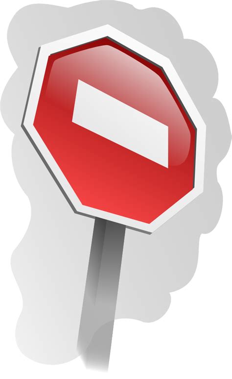 Stop Signs Clip Art Print