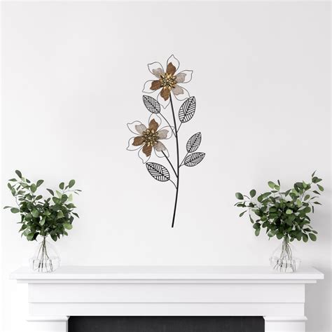 Metal Wire Flower Wall Decor Piece in 2022 | Flower wall decor, Wire ...