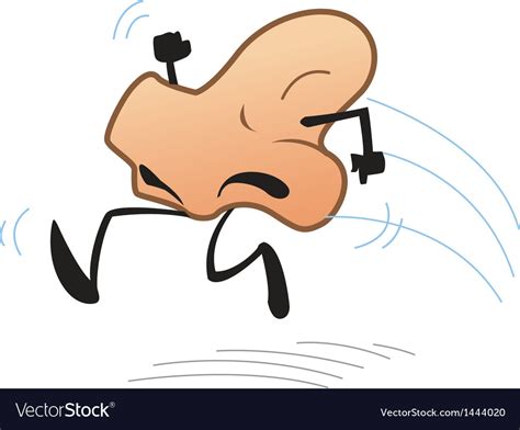 Runny nose Royalty Free Vector Image - VectorStock