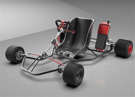 Go kart chassis - download free 3D model by Ihsen Laaribi - Cad Crowd