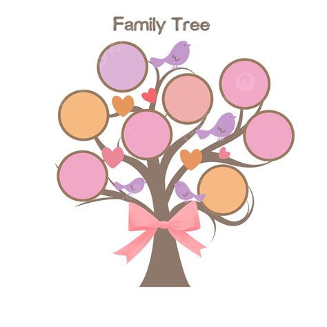 Genealogy Tree White Transparent, Family Tree Genealogy Character ...