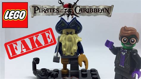 FAKE Lego Davy Jones Minifigure-Pirates of the Caribbean - YouTube