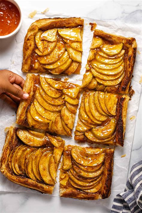 How to Make an Apple Tart on Puff Pastry - Midwest Foodie