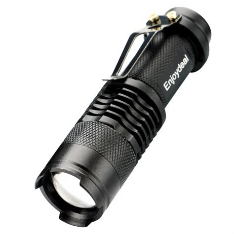 Tactical Adjustable Zoom LED Flashlight Torch Q5 2000 Lumens Mini Flashlight Focus Lanterna AA ...