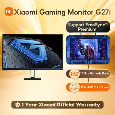 Global Version Xiaomi Gaming Monitor G27i 27 Inch 165Hz Refresh Rate ...