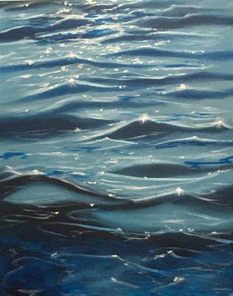 Acrylic Painting/original Art - Etsy | Water art, Ocean painting, Water ...