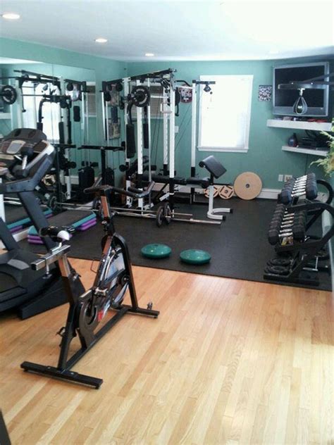 58 Well Equipped Home Gym Design Ideas - DigsDigs