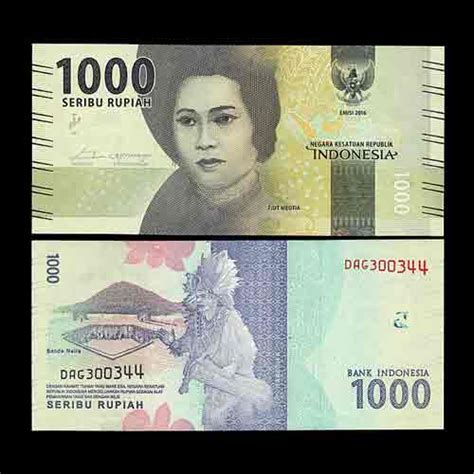 Indonesia 1000 Rupiah 2016 banknote | Mintage World