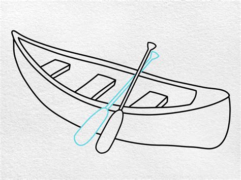 How To Draw A Canoe - HelloArtsy