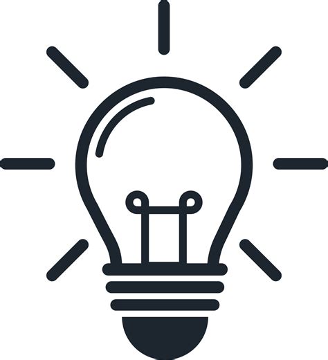 Light bulb icon, Creative icon. 20522574 PNG