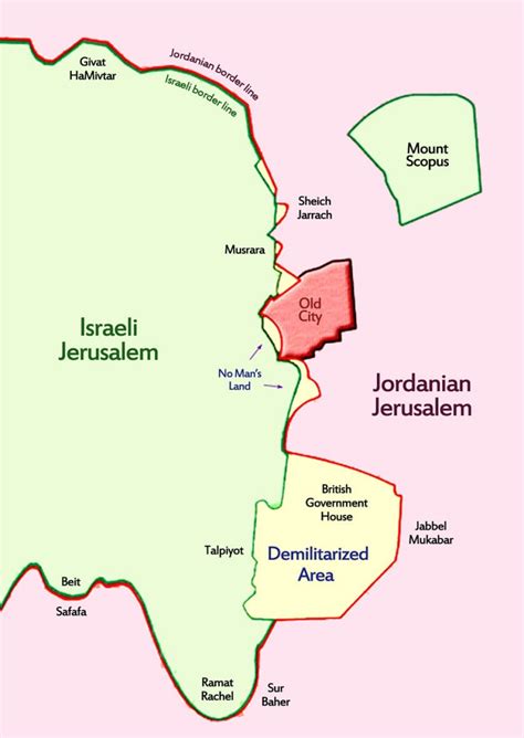 jordan jerusalem map-16224