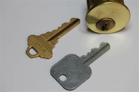 Physical Keygen: Duplicating House Keys on a 3D Printer | eclecticc