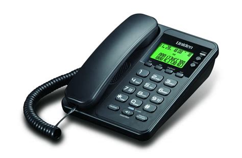 Buy UNIDEN AS6404 Black Corded Landline Phone with Speakerphone Caller ...