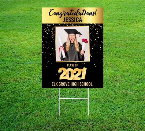 Personalized/Custom Graduation Yard Sign/Class of 2021 | Etsy in 2021 ...