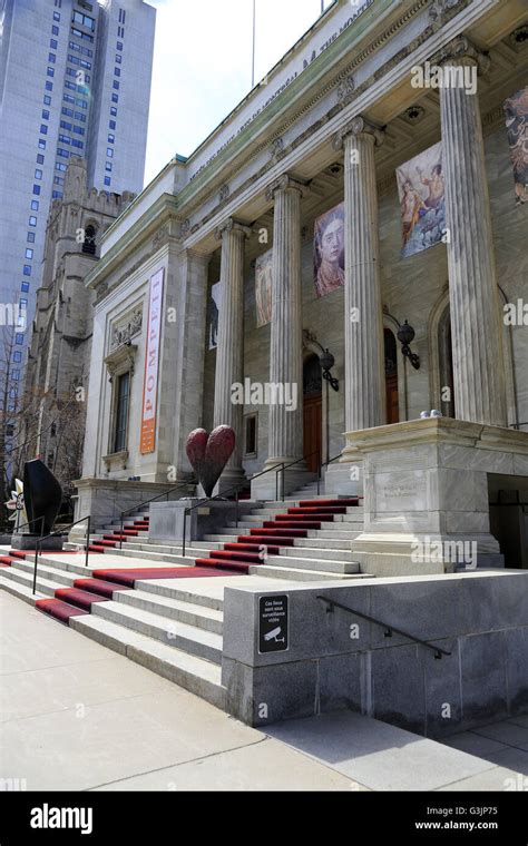 The Montreal Museum of Fine Arts. Montreal, Quebec, Canada Stock Photo ...