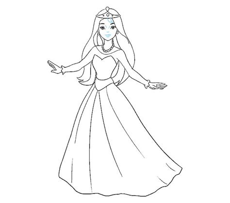 How to Draw Cartoon Princess: Step 19 | Princess drawings, Easy drawings, Princess cartoon