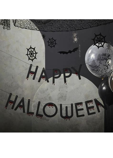 Clearance sale Happy Halloween Blood Drip Bunting Banner new series on ...