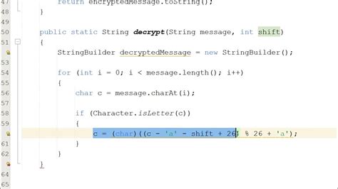 How to Decrypt Data Using Caesar Cipher in Java (Simple) - YouTube