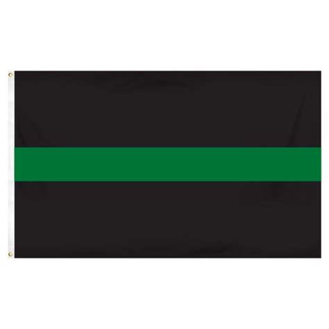 3'x5' Thin Green Line Outdoor Nylon Flag - Federal Agent Flags | Tuff Flags - 888-2US-FLAG