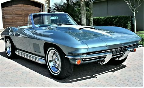 1967 Corvette Convertible 427 Frame-Off Restoration Real Lyndale Blue & White for sale ...