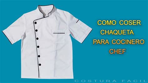 CONFECCION UNIFORME CHEF | Sewing Techniques | Costura Fácil (parte 2 ...