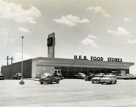 H.E.B. Grocery Store, 3920 Bosque, Waco, TX, c. 1955 | Grocery store, Grocery, Waco