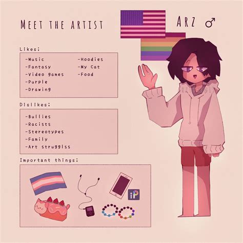 Meet The Artist Template Blank