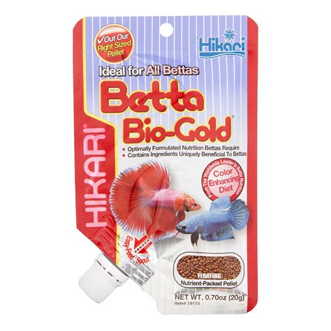 Hikari Betta Bio-Gold Baby Pellet Fish Food, 0.7 Oz - Walmart.com