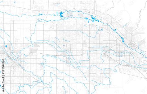 Rich detailed vector map of Meridian, Idaho, USA Stock Vector | Adobe Stock