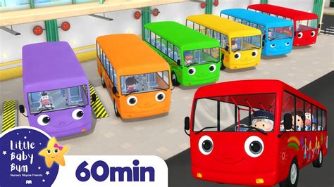 Color Bus Song | Learn Colors - Rainbow Bus | +More Nursery Rhymes | ABCs and 123s | Little Baby ...