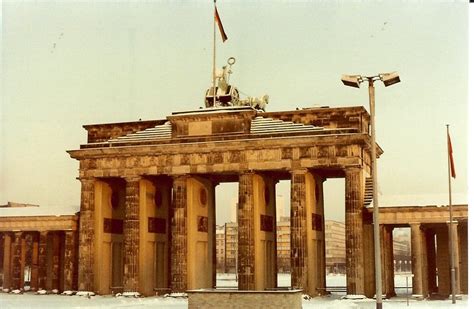 Brandenburg Gate - 1980 | Brandenburg gate, West berlin, Brandenburg