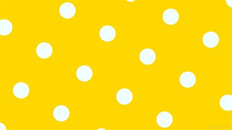 wallpaper polka dots spots yellow white gold azure #ffd700 #f0ffff 150Â ...