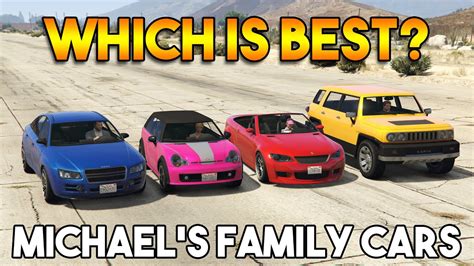 GTA 5 ONLINE : MICHAEL'S FAMILY CARS (WHICH IS BEST?) - YouTube