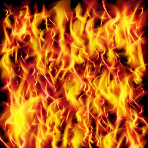 Premium Vector | Vector fire flame texture background