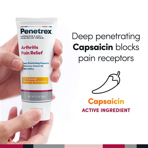 NEW! Penetrex Warming Pain Relief Cream, 2 Oz.