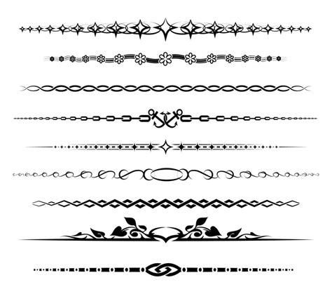 dividers set element retro decoration vintage 34330731 Vector Art at Vecteezy