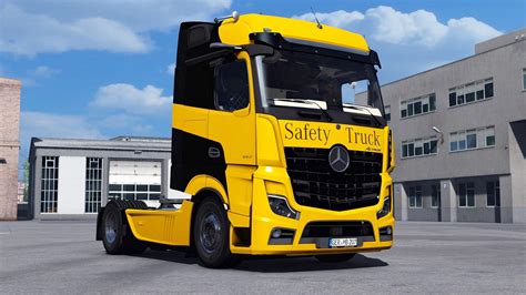 Mercedes Benz New Actros 2019 by Actros 5 Crew v1.5 Fixed 1.39 ETS2 - Euro Truck Simulator 2 ...