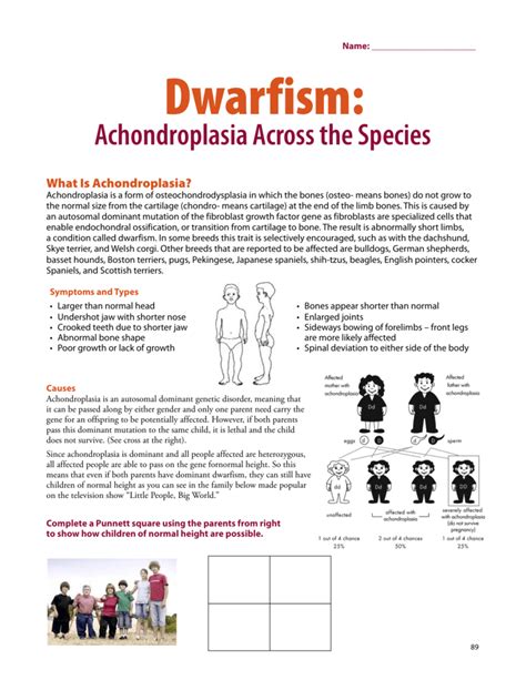 Dwarfism: Achondroplasia Across the Species - xy-zoo