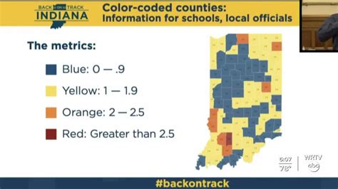 Indiana releases new county COVID-19 maps