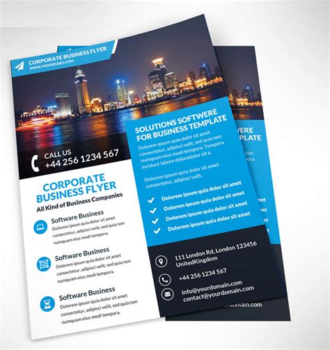 Free Corporate Business Flyer PSD Template | Free download
