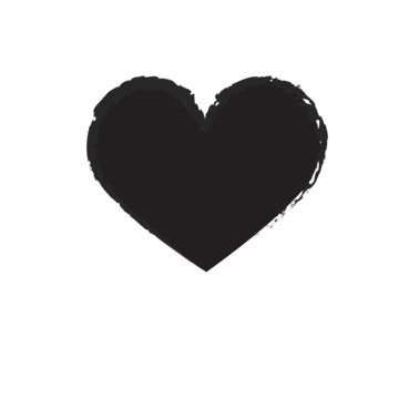 Heart Silhouette Black Icon Vector, Silhouette, Black, Icon PNG and ...