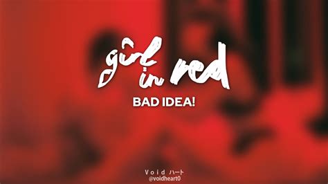 girl in red - bad idea! [LEGENDADO/TRADUÇÃO] - YouTube