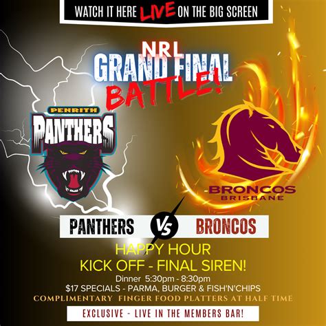 2023 NRL Grand Final! - Dandenong Club