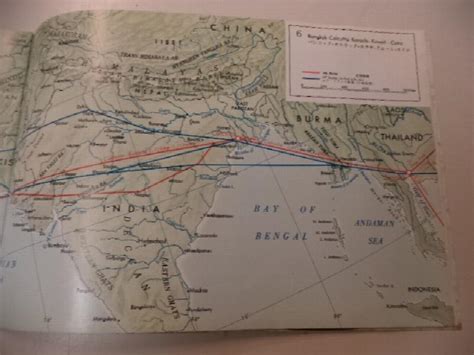 Japan Air Lines. International Route Map