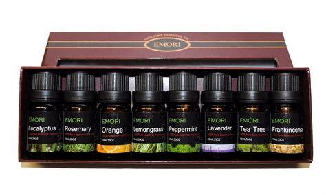 100% Pure Essential Oil Set of 8 Scents 10ml Therapeutic Grade Bottle Combo Set - Walmart.com