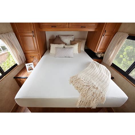 Zinus Ultima Comfort 10 in. Short Queen Memory Foam RV Mattress-HD-FMS ...