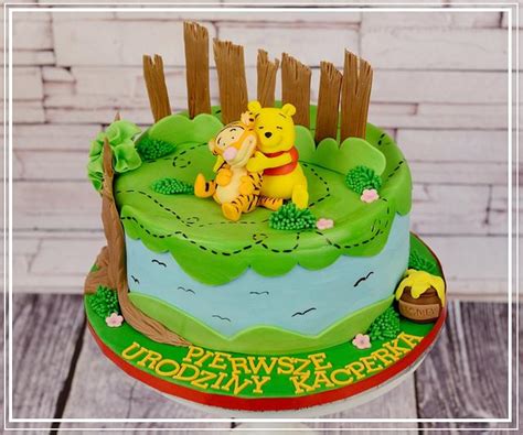 Baby Winnie Pooh Cake - Decorated Cake by Ula - CakesDecor