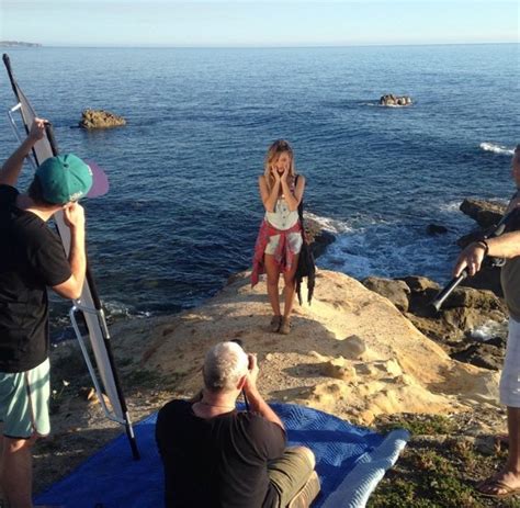 behind the scenes of one of SWELL's photo shoots in Laguna Beach ...