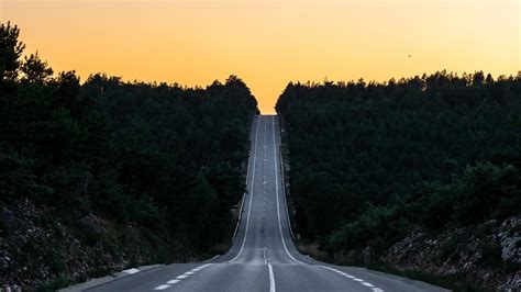 Download 3840x2160 road, journey, sunset, france 4k wallpaper, uhd wallpaper, 16:9 widescreen ...