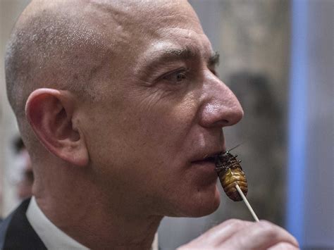 Jeff Bezos Eating Cockroach - Business Insider